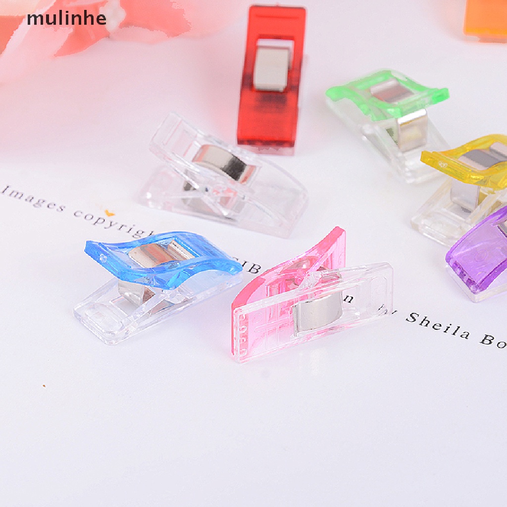 Mulinhe Set 10 Kẹp Nhựa Phơi Quần Áo / Chăn Mền Tiện Dụng vn