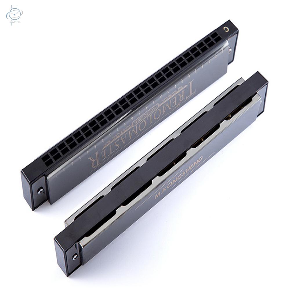 Kèn Harmonica Tremolo 24 Lỗ Chuyên Nghiệp Cho Người Mới Bắt Đầu