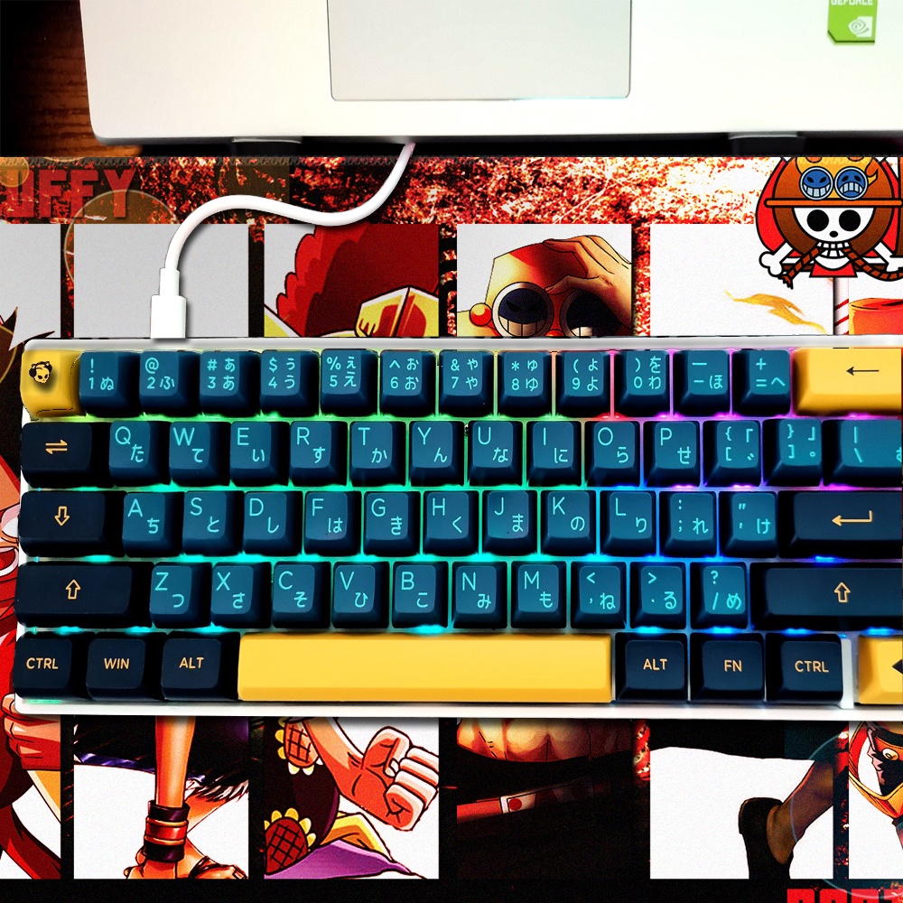 Tấm Lót Chuột Và Bàn Phím Cỡ Lớn 700 X 300 Ace In Hình Anime One piece