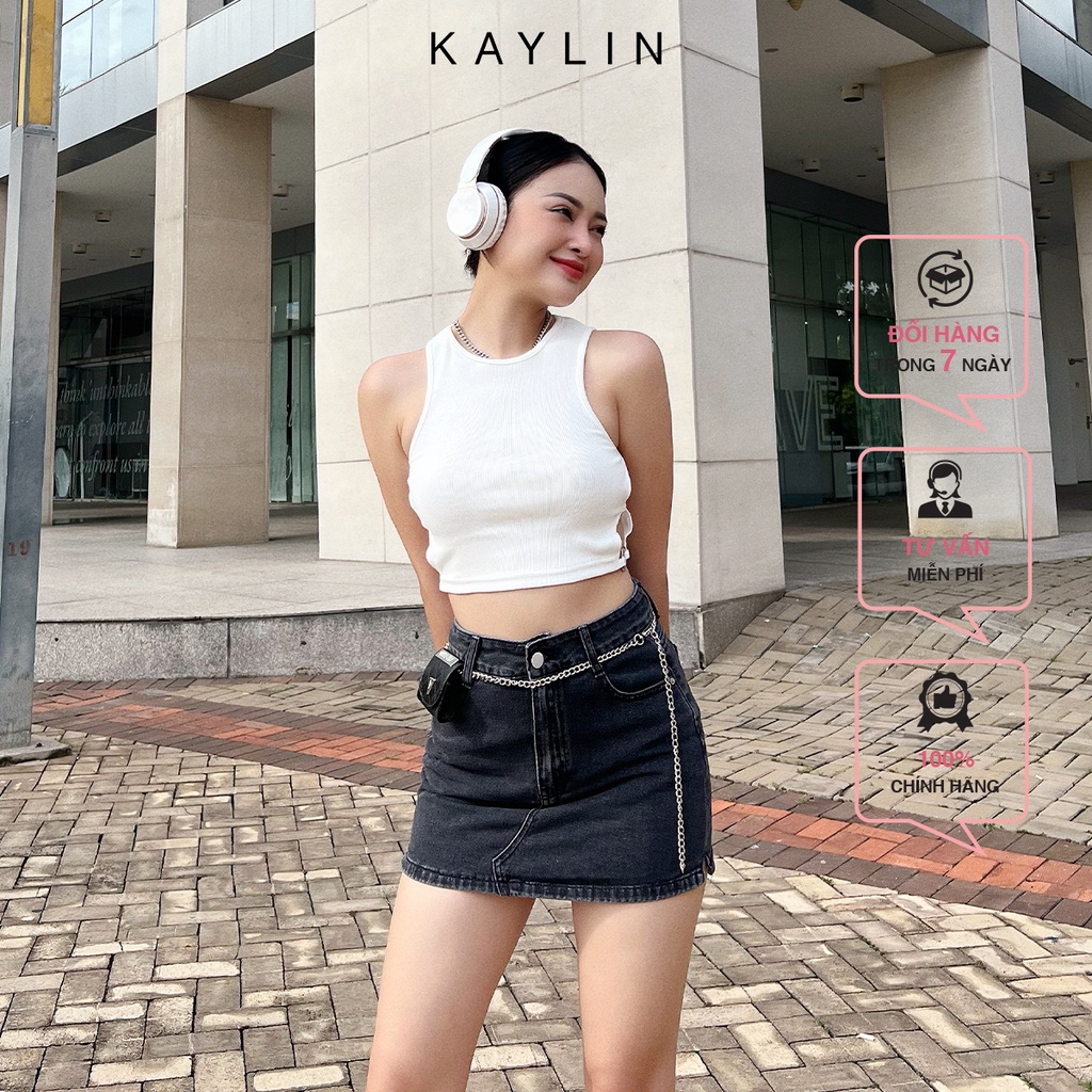 Áo thun nữ kiểu khoen 2 bên phong cách KAYLIN - N1771