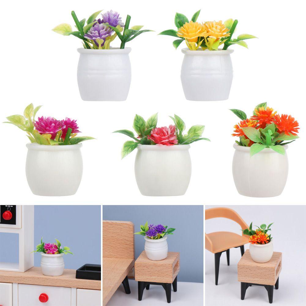 Xiantin Giỏ Hoa Trang Trí Nội Thất Nhà Búp Bê