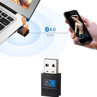 USB bluetooth mini không dây 150Mbps 2 trong 1 cho PC