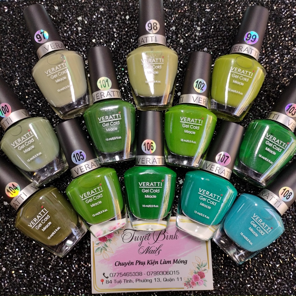 Sơn gel lạnh cao cấp không cần hơ máy hiệu VERATTI - MS