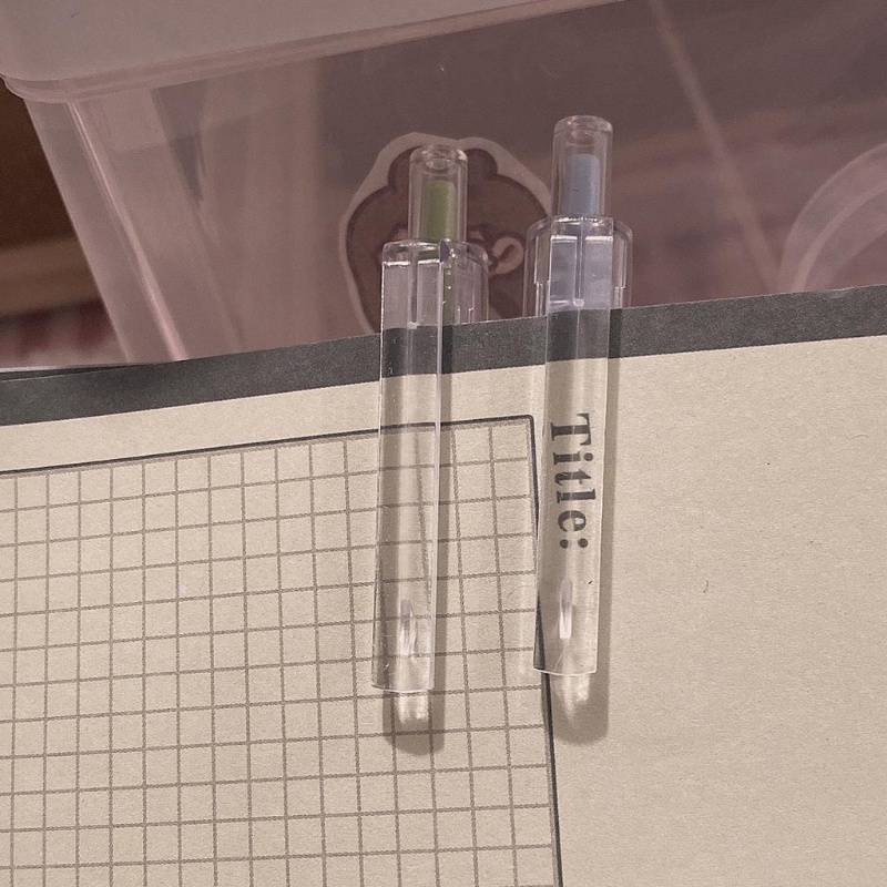 Bút Mực Đen Ngòi 0.5mm Linh Hoạt Có Thể Thu Gọn Tiện Dụng