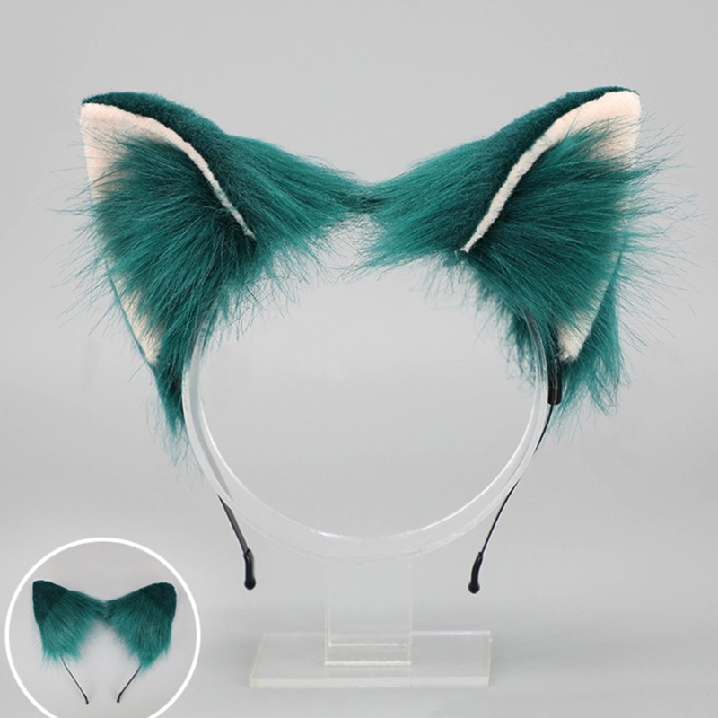 Băng Đô Tai Thỏ Lông Xù Hóa Trang Anime Đáng Yêu