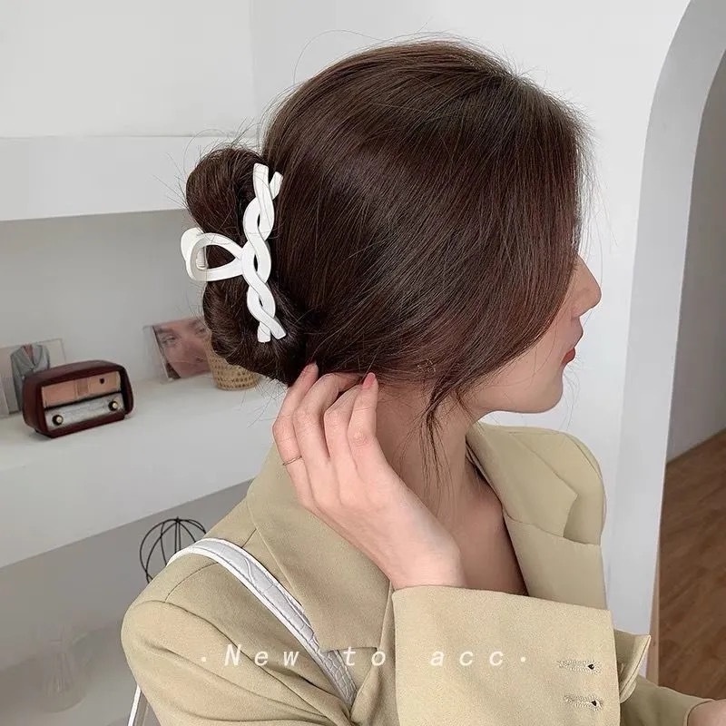 ✨✨Kẹp tóc kiểu XOẮN DÂY thời trang xuân và hè màu xinh động
