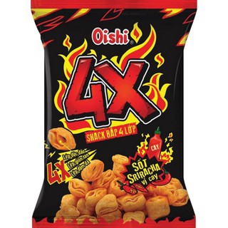 Bim bim snack bắp 4x vị cay oishi gói 40g