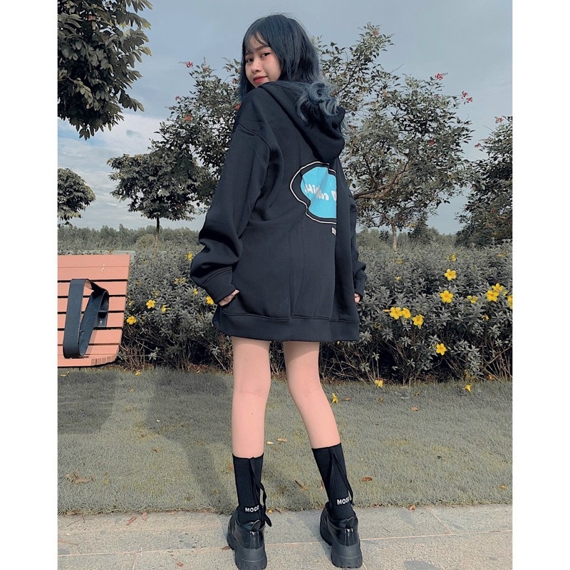 Áo Khoác Nỉ Bông Hidden Boy Form Rộng Unisex Ulzzang