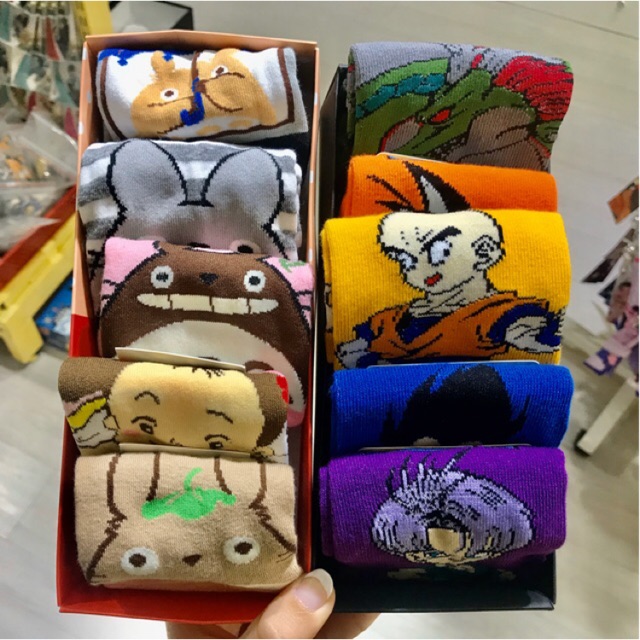 Set vớ Totoro hoặc Dragon Ball