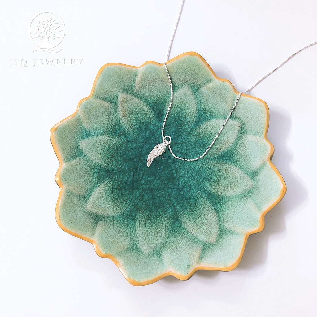 Dây chuyền bạc mặt cánh thiên thần - NQ Jewelry