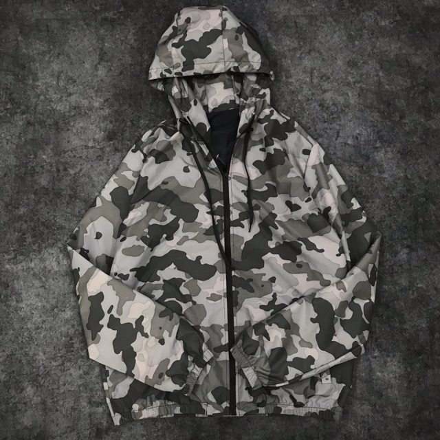 Áo Khoác Dù Camo