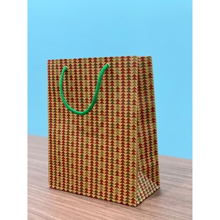 Túi giấy kraft noel đựng quà size 20 x 10 x 25.5cm mã xmas01s