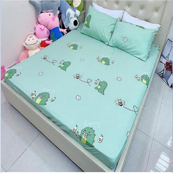 Free Ship Bộ drap ga gối poly cotton m6/m8 ( được chọn mẫu)