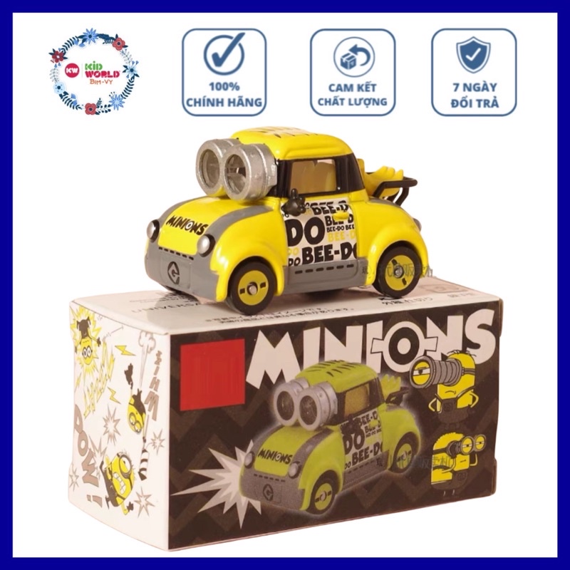 Xe mô hình Tomica Box Minion. Made in China. MS: 690.