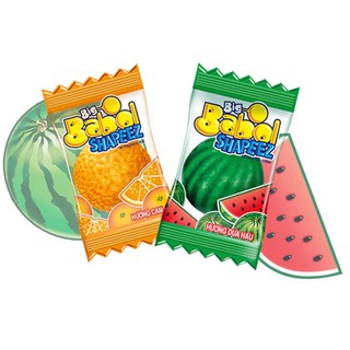Vĩ 64 viên Kẹo Sing Gum Big Babol Shapeez Hỗn Hợp Hương Dưa Hấu (5g/viên)