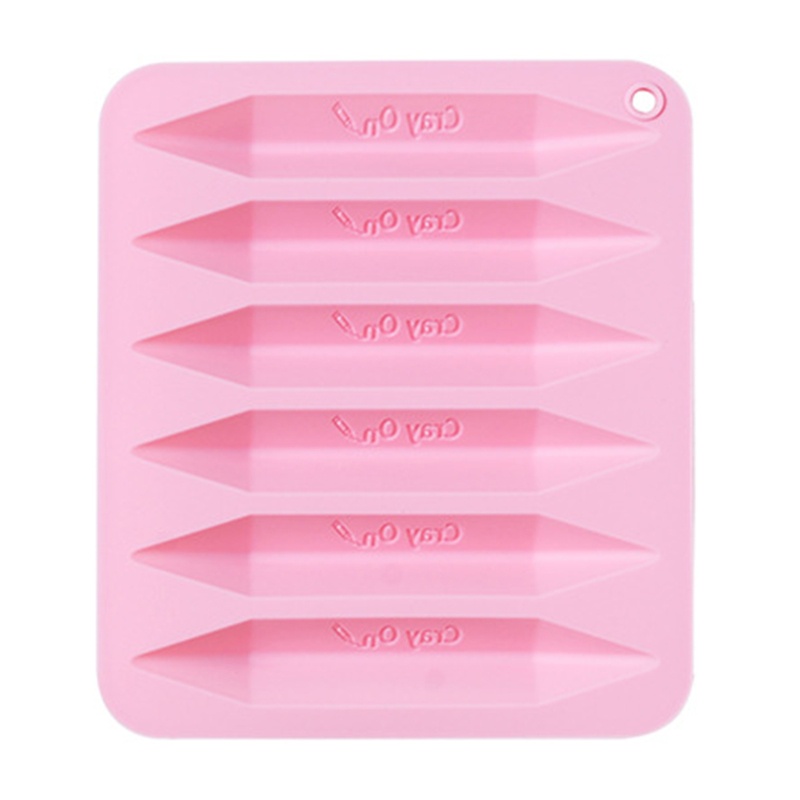 Khuôn Bút Chì Màu Bằng Silicon Cấp Thực Phẩm An Toàn Cho Bé DIY