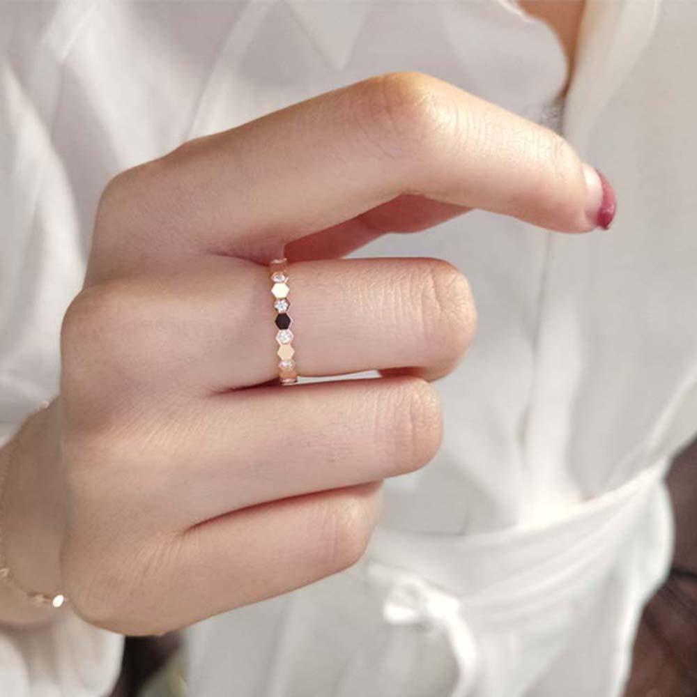 Nhẫn Tổ Ong Đơn Giản Lãng Mạn Thời Trang Cho Nam Và Nữ