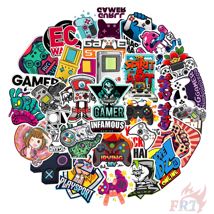 Bộ 100 Cái/Bộ ❉ Sticker Dán Trang Trí Máy Chơi Game Nintendo Switch ❉ Miếng Dán Trang Trí Thời Trang Chống Thấm Nước