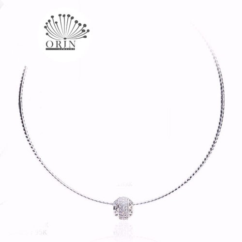 KIỀNG ĐEO CỔ NỮ HẠT CHARM ORIN D2 (TRẮNG)