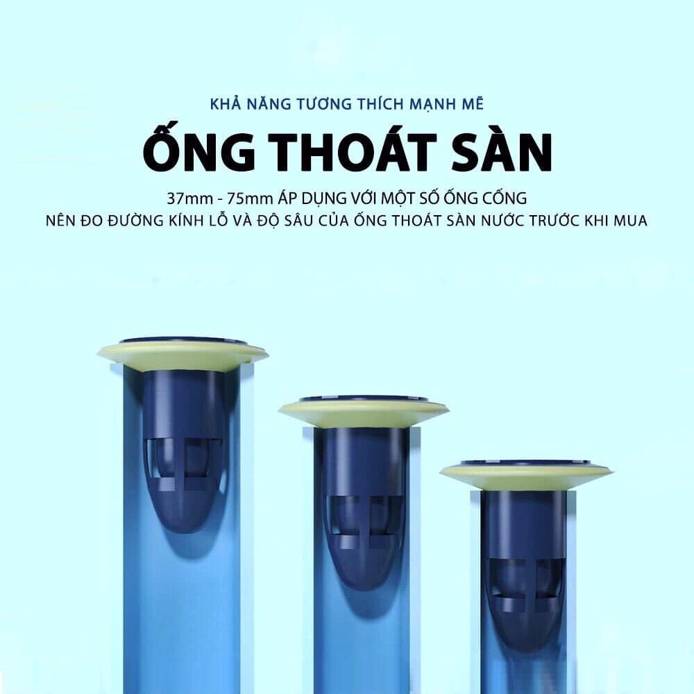 Phễu Thoát Sàn Chống Mùi Hôi Chống Trào Ngược Ngăn Chặn Côn Trùng Lỗ Thoát Nước trong Nhà Tắm Vệ Sinh