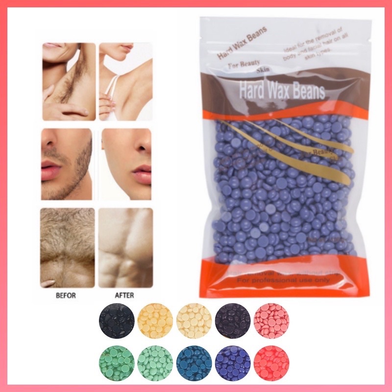 Sáp wax lông nóng hàng chuẩn triệt lông siêu bám lông siêu thơm tặng kèm que gỗ