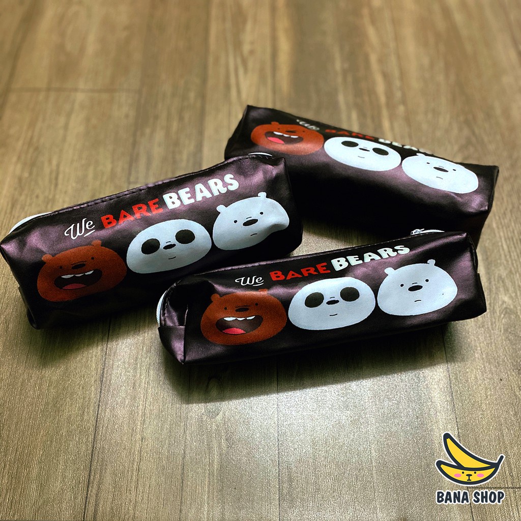 Hộp bút bóp viết Chúng tôi đơn giản là anh em gấu bare bear WBB