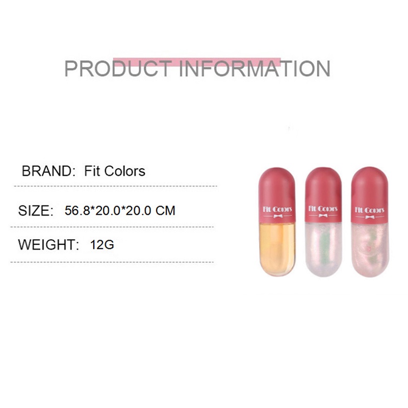 [Hàng mới về] Son bóng dưỡng ẩm trong suốt làm đầy và chăm sóc môi