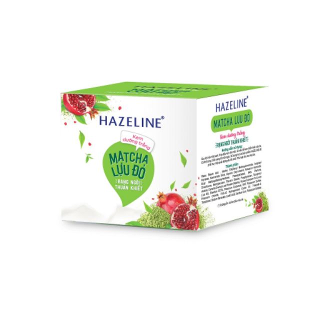 Kem nén dưỡng trắng Hazeline MATCHA& LƯUJ ĐỎ