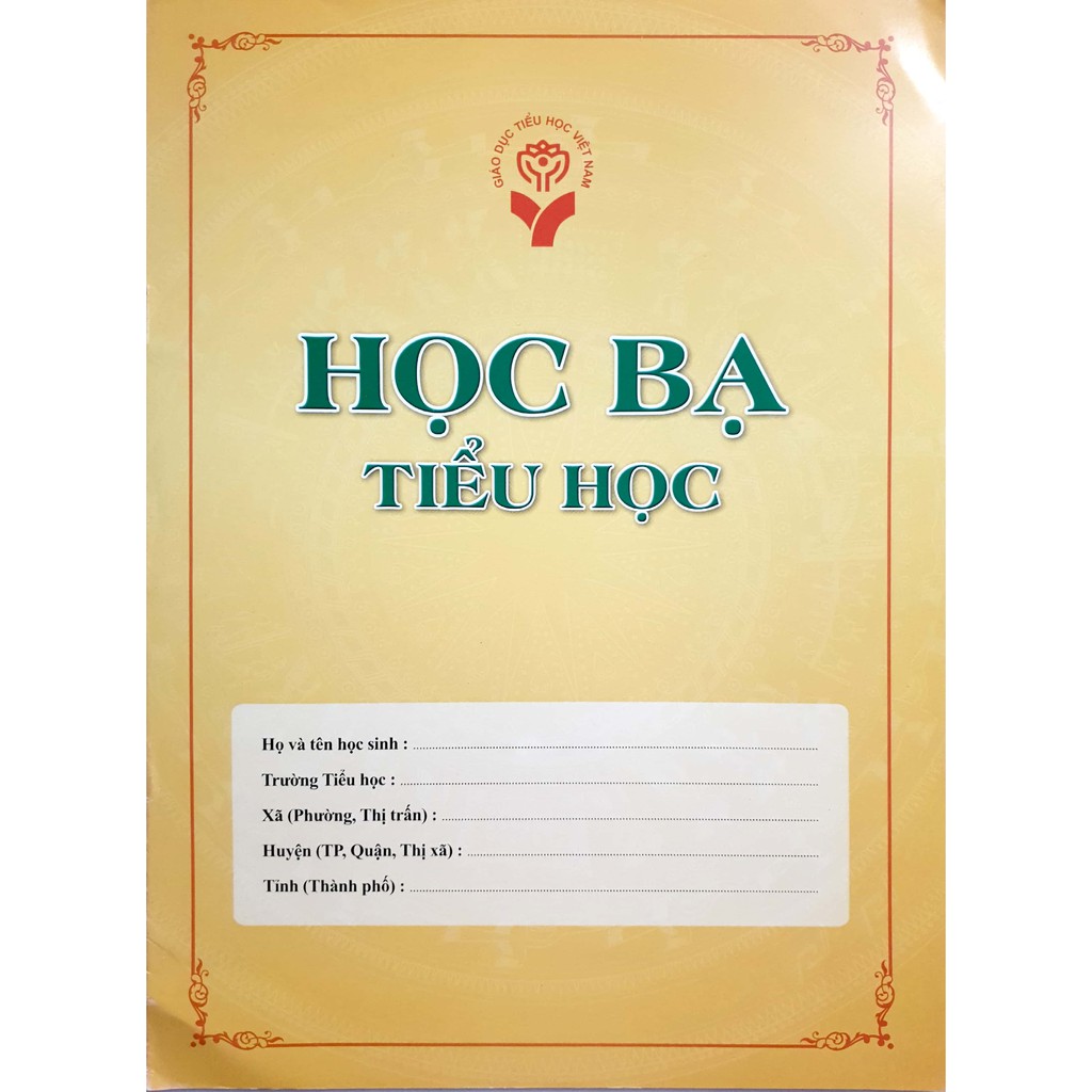 Sách - Học bạ tiểu học thông tư 22 màu vàng mới | BigBuy360 - bigbuy360.vn