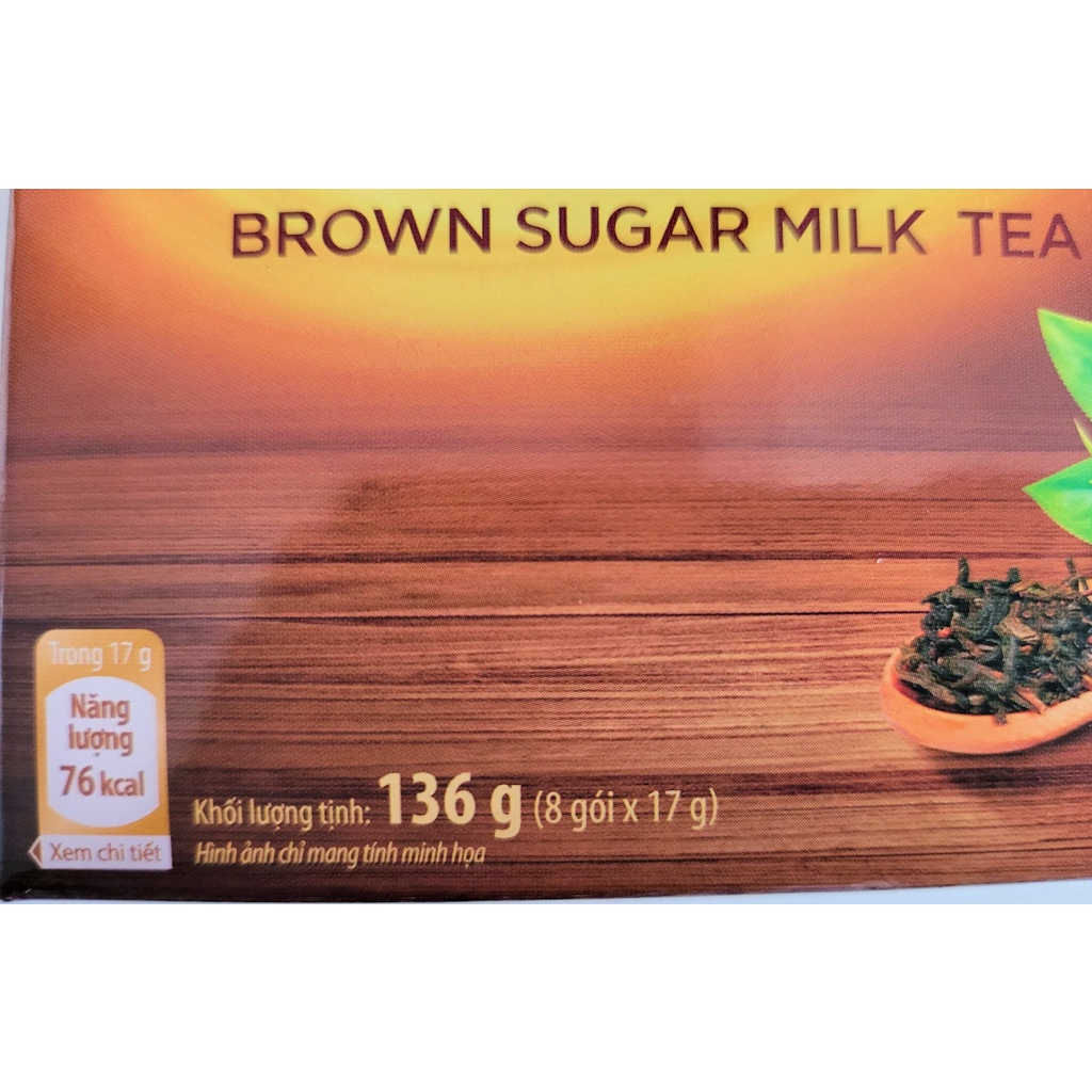 [Hộp 136g] TRÀ SỮA ĐƯỜNG NÂU ÍT ĐƯỜNG [VN] NESTEA Brown Sugar Milk Tea