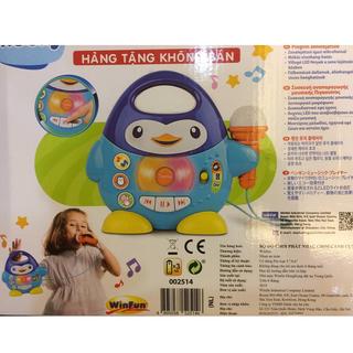 Đàn nhạc chim cánh cụt kèm micro ( Quà tặng bỉm moony )