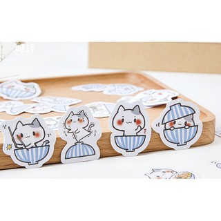Bộ 45 nhãn dán Sticker Mèo