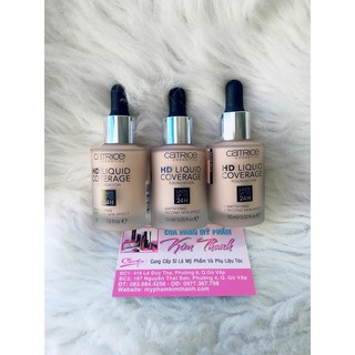 Kem Nền Catrice HD Liquid Coverage Foundation tone 020