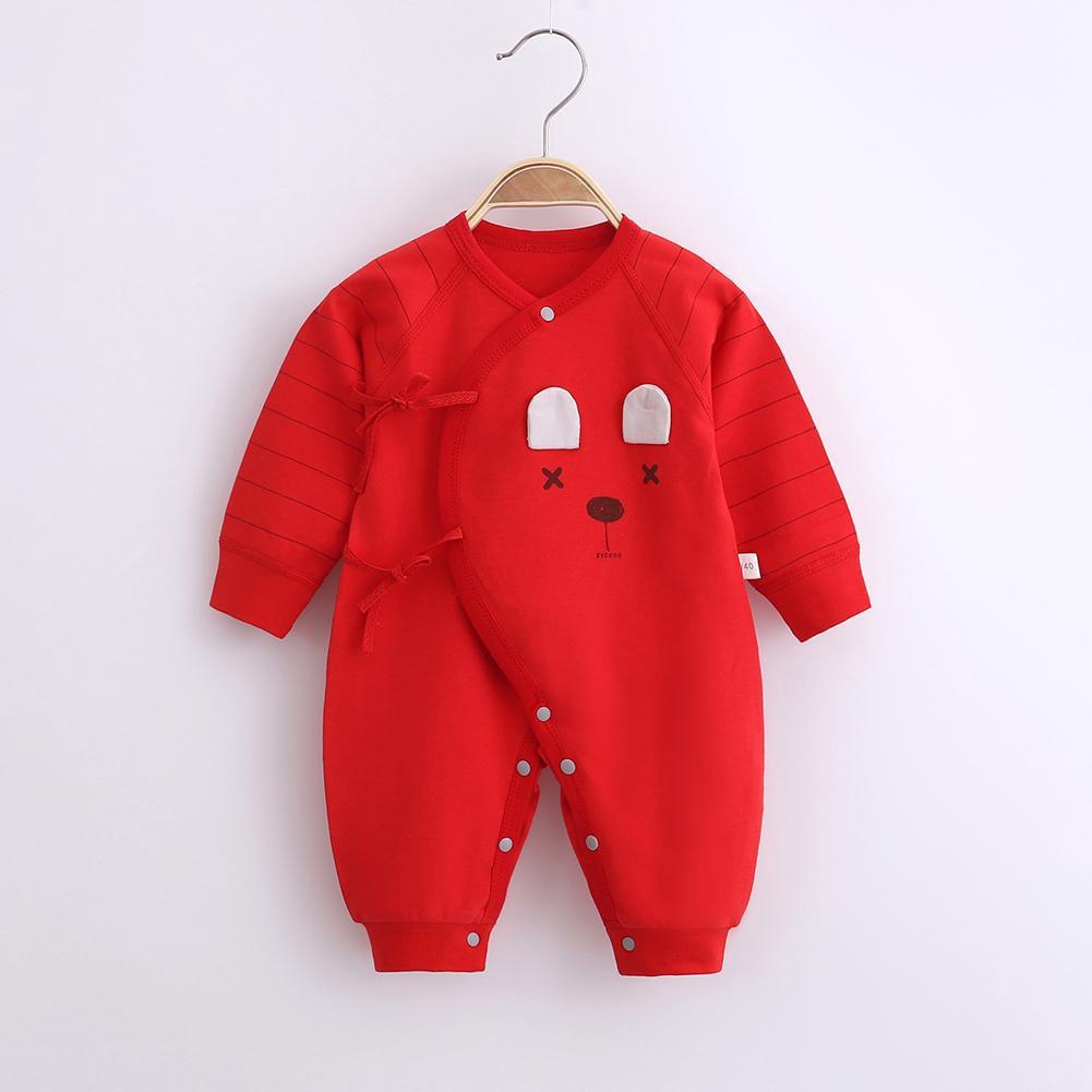 Bộ Quần Yếm Cotton Dễ Thương Cho Trẻ Sơ Sinh V1S8