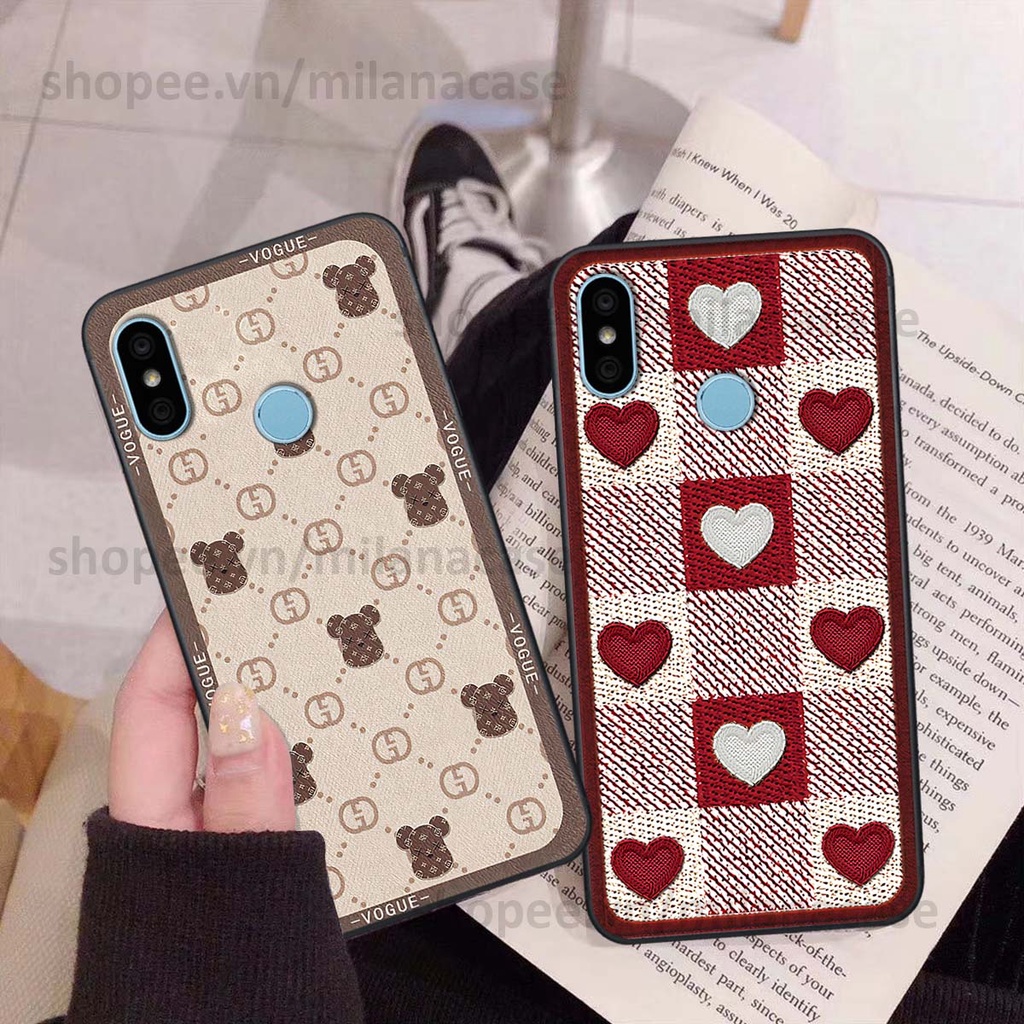 Ốp Xiaomi Redmi 6 Pro / Mi A2 Lite hình trái tim be love tình yêu siêu đẹp, cá tính, thời trang