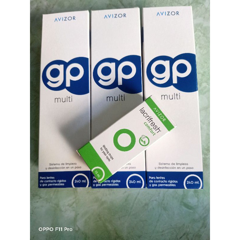 Dung dịch ngâm rửa kính áp tròng Avizor GP 240ml