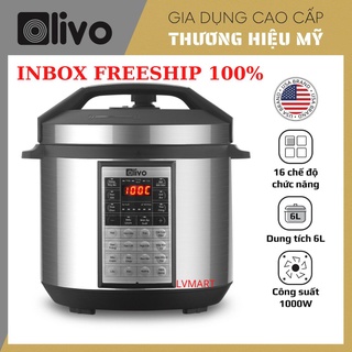 💥NỒI ÁP SUẤT OLIVO PC60💥Nồi Đa Năng Bảo Hành 24 Tháng💥
