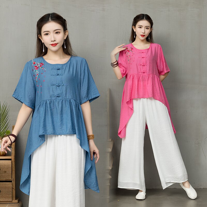Set Đồ Hán Phục Thêu Họa Tiết Phong Cách Trung Hoa Cho Nữ | BigBuy360 - bigbuy360.vn