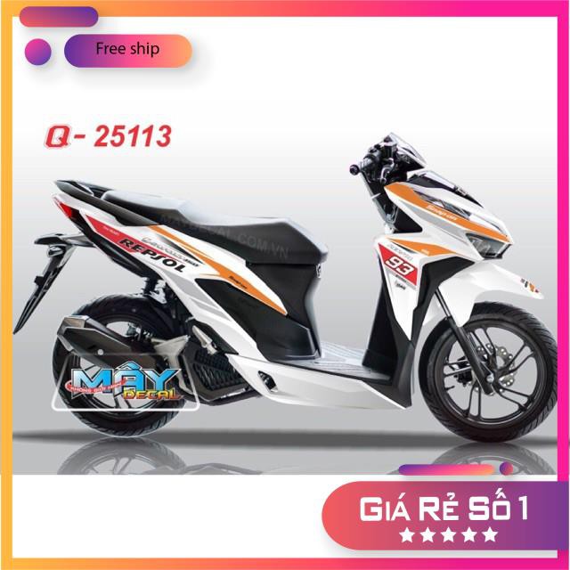 [FREE SHIP+ QUÀ TẶNG]  Tem rời xe Vario 150 Repsol