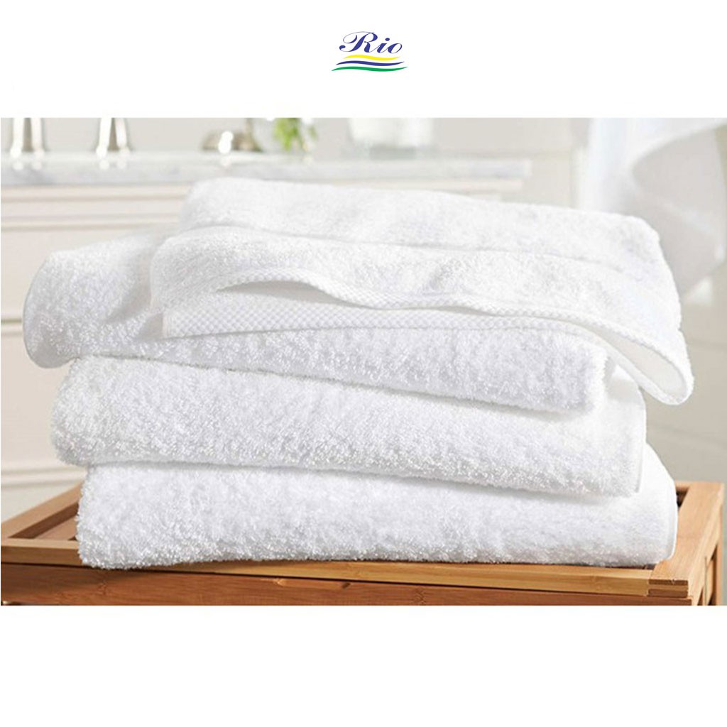 Khăn Tắm Cotton RIOTEX Kích Thước 60x120cm 270g Cho Khách Sạn Nhà Nghỉ