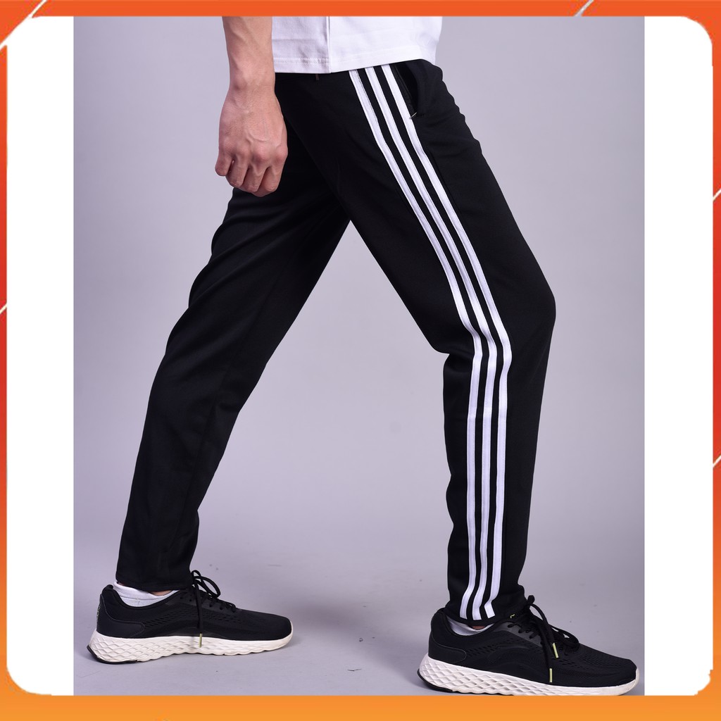 Quần Thể Thao Nam 3 Sọc Trắng, Ống Suông Phong Cách MT112 | BigBuy360 - bigbuy360.vn