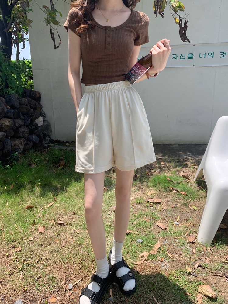 Áo Thun Tay Ngắn Màu Hồng 51638