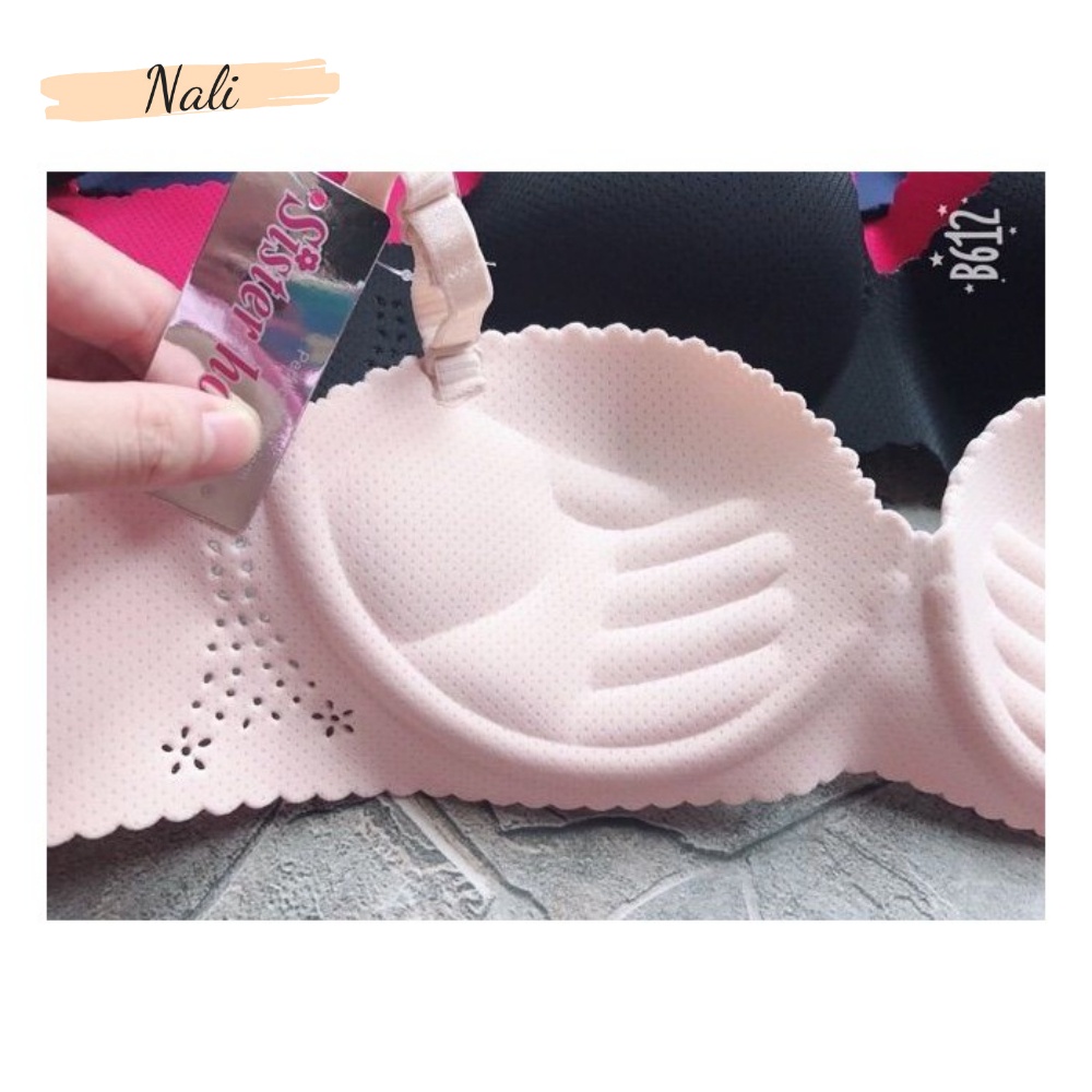 Áo Ngực Su Thông Hơi Cao Su Non Đúc Đệm Bàn Tay Không Gọng Nâng Ngực NL062
