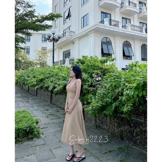 ĐẦM MIDI XỐP HAI DÂY