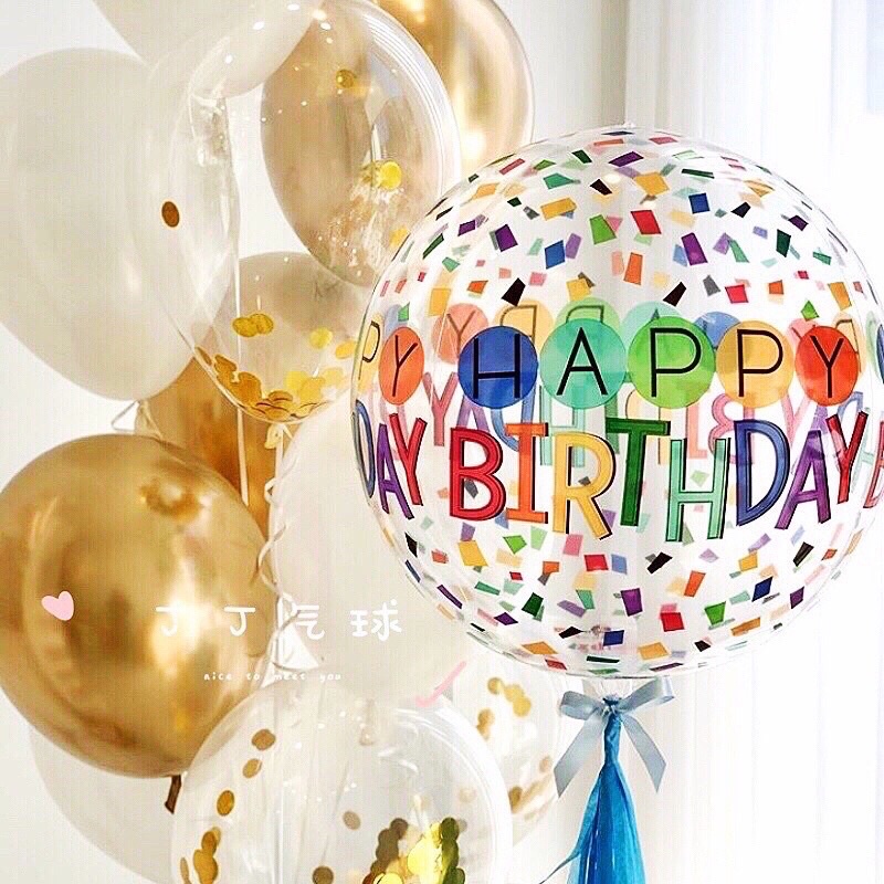 SET trang trí sinh nhật Handmade kiểu Hàn Quốc cực chất [Tặng kèm BƠM + KEO DÁN]