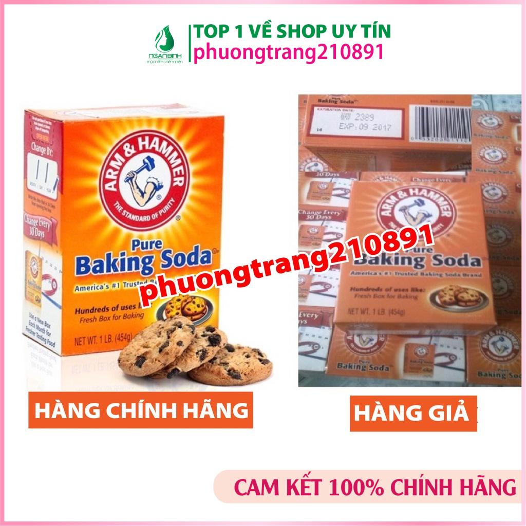 Baking Soda 454g tẩy trắng răng thơm miệng, giảm mụn,tẩy da chết