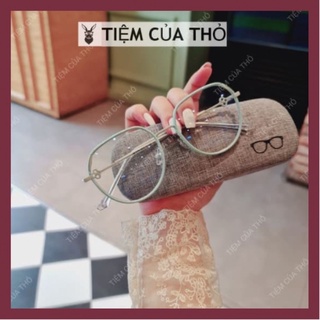Gọng kính cận nữ hai màu pastel tiệm của thỏ