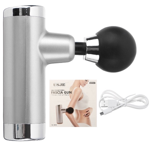 SÚNG MASSAGE USJE -  MÁY MASSAGE ĐIỆN 8 CẤP ĐỘ HV-280 mạnh mẽ đầu silicone rung êm ái tạo thư giãn, giàm stress