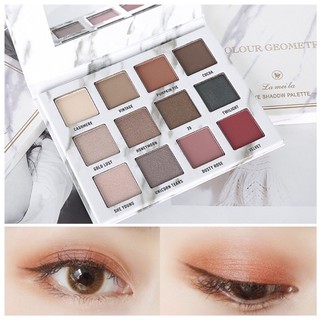 Bảng Phấn Mắt Lameila Eyeshadow Palette 12 Màu Vỏ Trắng