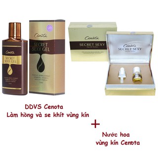 Combo Nước Hoa Vùng Kín Cenota Secret Sexy + Dung Dịch Vệ Sinh Phụ Nữ  Cenota Secret Sexy Gel _ 550.000 vnd